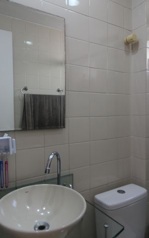Apartamento à venda com 67m², 3 quartos e 1 vagaBanheiro Social