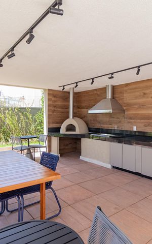 Apartamento à venda com 38m², 1 quarto e 1 vaga Apartamento à venda com 38m², 1 quarto e 1 vagaÁrea comum - Churrasqueira
