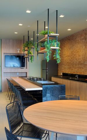 Apartamento para alugar com 120m², 2 quartos e 2 vagas Apartamento para alugar com 120m², 2 quartos e 2 vagasÁrea Comum - Espaço Gourmet