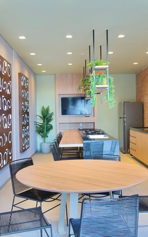 Apartamento para alugar com 120m², 2 quartos e 2 vagas Apartamento para alugar com 120m², 2 quartos e 2 vagasÁrea Comum - Espaço Gourmet
