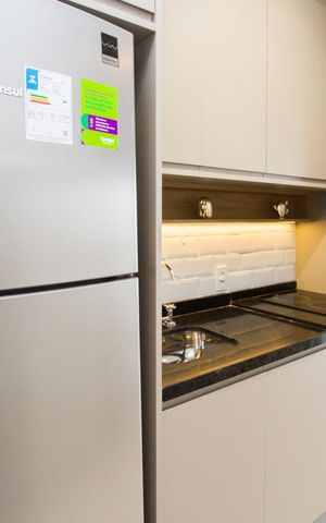 Studio à venda com 28m², 1 quarto e sem vaga