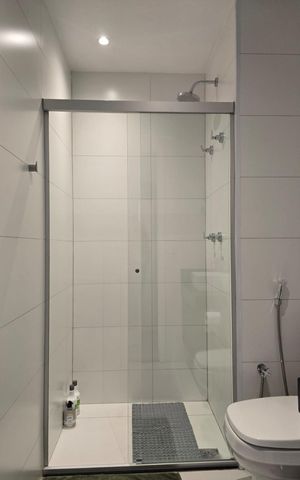 Studio para alugar com 29m², 1 quarto e sem vaga Studio para alugar com 29m², 1 quarto e sem vagaBanheiro Social