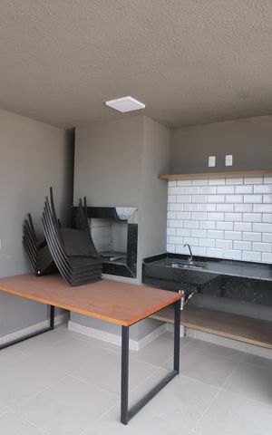Apartamento para alugar com 38m², 2 quartos e sem vagaÁrea comum - Churrasqueira