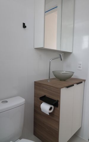 Apartamento para alugar com 38m², 2 quartos e sem vagaBanheiro