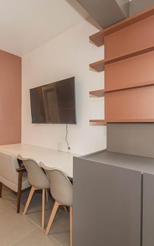 Studio para alugar com 25m², 1 quarto e sem vaga Studio para alugar com 25m², 1 quarto e sem vagaQuarto