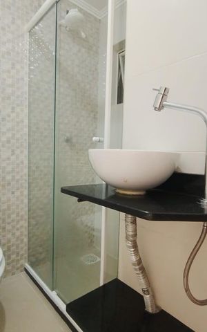 Apartamento para alugar com 44m², 2 quartos e 1 vaga Apartamento para alugar com 44m², 2 quartos e 1 vagaBanheiro