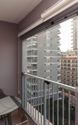 Apartamento para alugar com 25m², 1 quarto e sem vagaVaranda