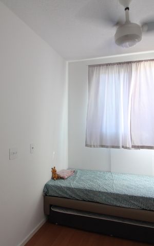 Apartamento à venda com 44m², 2 quartos e 1 vagaQuarto 1