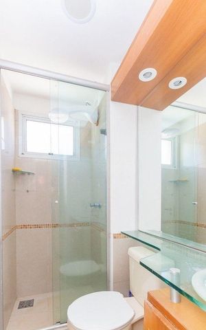 Apartamento para alugar com 55m², 1 quarto e sem vaga Apartamento para alugar com 55m², 1 quarto e sem vagaBanheiro