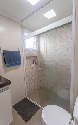 Apartamento à venda com 105m², 3 quartos e 2 vagas Apartamento à venda com 105m², 3 quartos e 2 vagasBanheiro da suíte