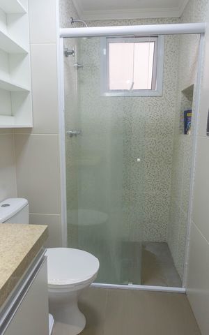 Apartamento à venda com 105m², 3 quartos e 2 vagas Apartamento à venda com 105m², 3 quartos e 2 vagasBanheiro social