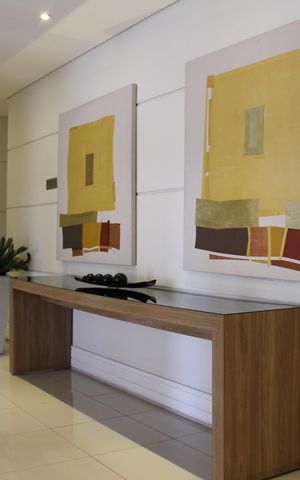 Apartamento à venda com 98m², 3 quartos e 2 vagasHall social