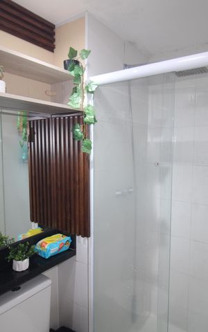 Apartamento à venda com 57m², 2 quartos e 1 vagaBanheiro