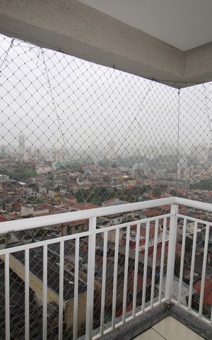 Apartamento à venda com 57m², 2 quartos e 1 vagaVaranda