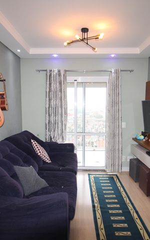 Apartamento à venda com 57m², 2 quartos e 1 vagaSala