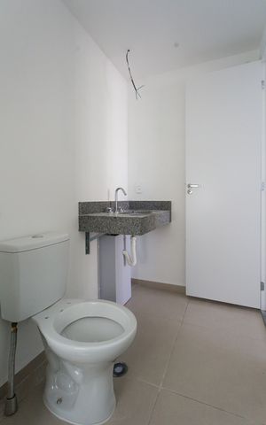 Studio à venda com 34m², 1 quarto e sem vaga Studio à venda com 34m², 1 quarto e sem vagaBanheiro