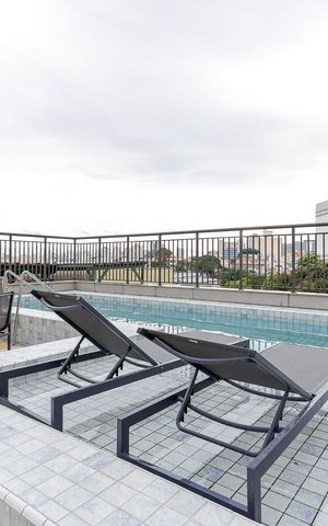 Studio à venda com 26m², 1 quarto e sem vagaÁrea externa