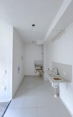 Apartamento para alugar com 34m², 2 quartos e sem vagaCozinha e Área de Serviço