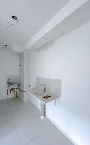 Apartamento para alugar com 34m², 2 quartos e sem vagaCozinha e Área de Serviço