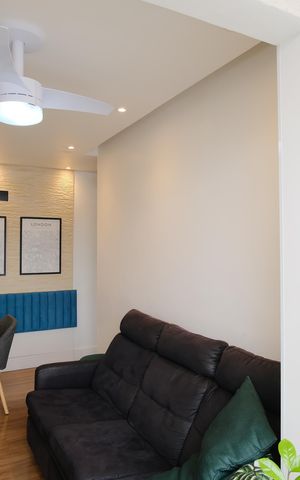 Apartamento à venda com 54m², 2 quartos e 1 vagaVaranda