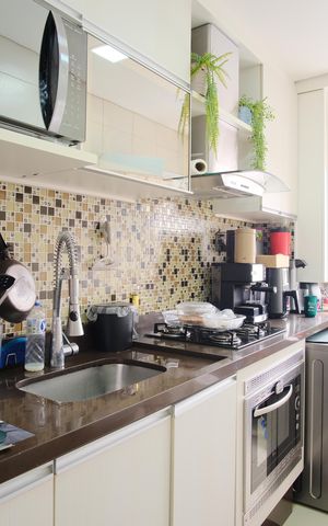 Apartamento à venda com 54m², 2 quartos e 1 vagaCozinha e Área de Serviço