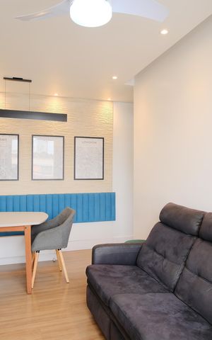 Apartamento à venda com 54m², 2 quartos e 1 vagaSala