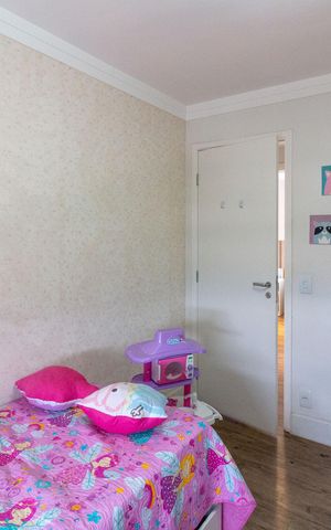 Apartamento à venda com 137m², 3 quartos e 2 vagasQuarto 3