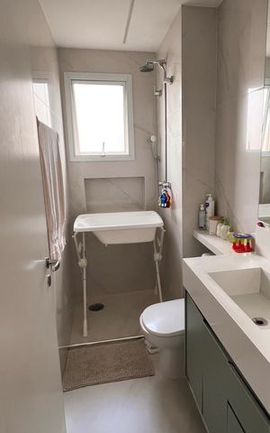 Apartamento à venda com 117m², 4 quartos e 2 vagas Apartamento à venda com 117m², 4 quartos e 2 vagasBanheiro