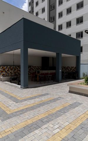 Apartamento para alugar com 40m², 2 quartos e sem vaga Apartamento para alugar com 40m², 2 quartos e sem vagaÁrea Comum - Churrasqueira