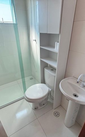 Casa à venda com 95m², 3 quartos e 2 vagasBanheiro da Suíte 1