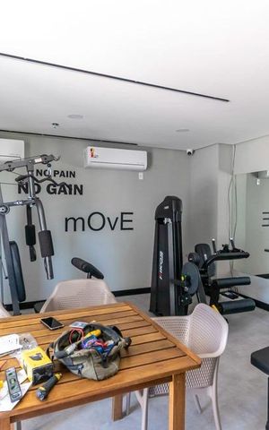 Apartamento para alugar com 38m², 2 quartos e sem vaga Apartamento para alugar com 38m², 2 quartos e sem vagaÁrea comum - Academia