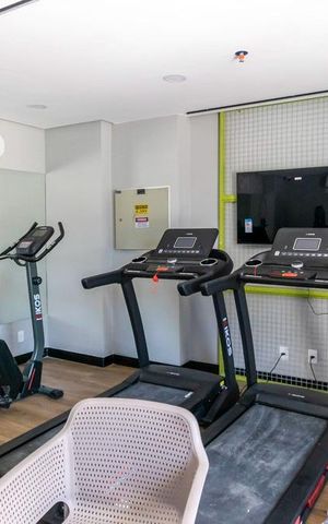 Apartamento para alugar com 38m², 2 quartos e sem vaga Apartamento para alugar com 38m², 2 quartos e sem vagaÁrea comum - Academia