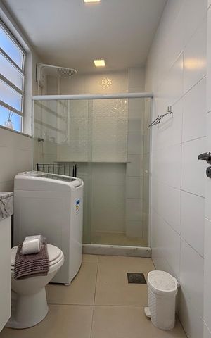 Apartamento à venda com 32m², 1 quarto e sem vaga Apartamento à venda com 32m², 1 quarto e sem vagaBanheiro social