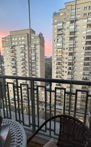 Apartamento à venda com 55m², 1 quarto e 1 vaga Apartamento à venda com 55m², 1 quarto e 1 vagaVaranda da Sala