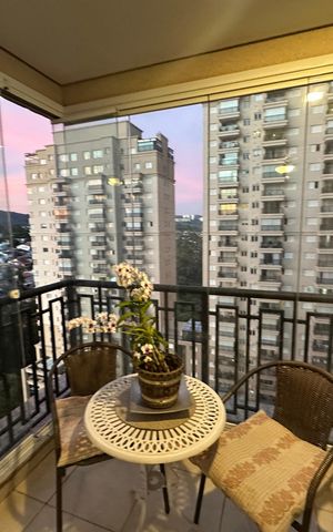Apartamento à venda com 55m², 1 quarto e 1 vaga Apartamento à venda com 55m², 1 quarto e 1 vagaVaranda da Sala