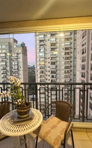 Apartamento à venda com 55m², 1 quarto e 1 vaga Apartamento à venda com 55m², 1 quarto e 1 vagaVaranda da Sala