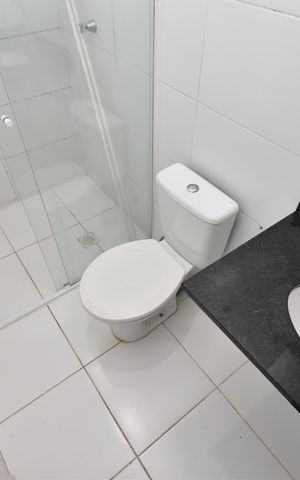 Studio à venda com 27m², 1 quarto e sem vagaBanheiro do Studio