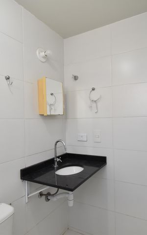Studio à venda com 27m², 1 quarto e sem vagaBanheiro do Studio