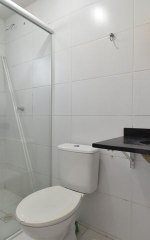 Studio à venda com 27m², 1 quarto e sem vagaBanheiro do Studio