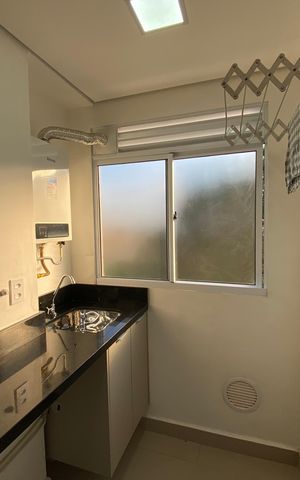 Apartamento para alugar com 41m², 2 quartos e 1 vaga