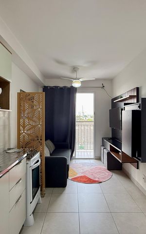Apartamento à venda com 27m², 1 quarto e sem vaga Apartamento à venda com 27m², 1 quarto e sem vagaCozinha