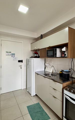 Apartamento à venda com 27m², 1 quarto e sem vaga Apartamento à venda com 27m², 1 quarto e sem vagaCozinha