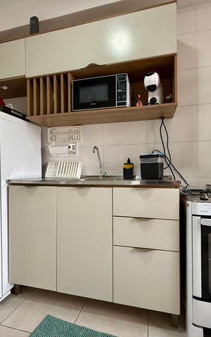 Apartamento à venda com 27m², 1 quarto e sem vaga Apartamento à venda com 27m², 1 quarto e sem vagaCozinha