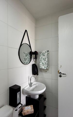 Apartamento à venda com 27m², 1 quarto e sem vaga Apartamento à venda com 27m², 1 quarto e sem vagaBanheiro Suíte