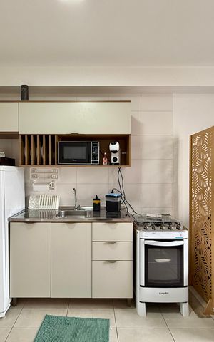 Apartamento à venda com 27m², 1 quarto e sem vaga Apartamento à venda com 27m², 1 quarto e sem vagaCozinha