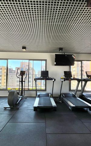 Apartamento para alugar com 30m², 1 quarto e sem vaga Apartamento para alugar com 30m², 1 quarto e sem vagaÁrea comum - Academia