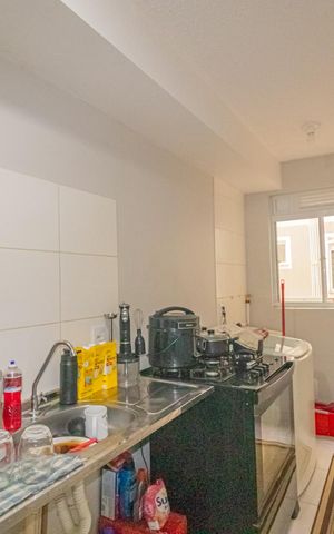 Apartamento à venda com 44m², 2 quartos e 1 vaga Apartamento à venda com 44m², 2 quartos e 1 vagaCozinha e Área de Serviço