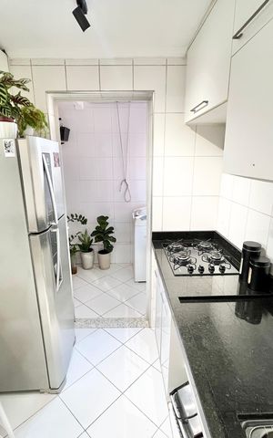 Apartamento para alugar com 70m², 3 quartos e 2 vagas Apartamento para alugar com 70m², 3 quartos e 2 vagasCozinha e Área de Serviço