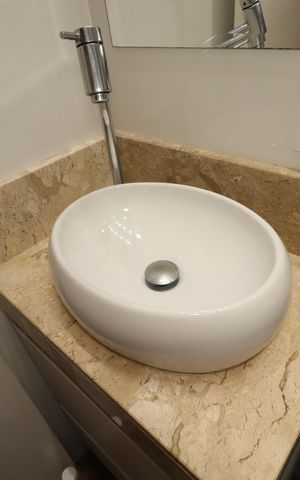 Apartamento à venda com 117m², 3 quartos e 2 vagasBanheiro Social - Pia