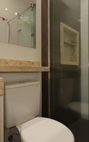 Apartamento à venda com 117m², 3 quartos e 2 vagasBanheiro Social